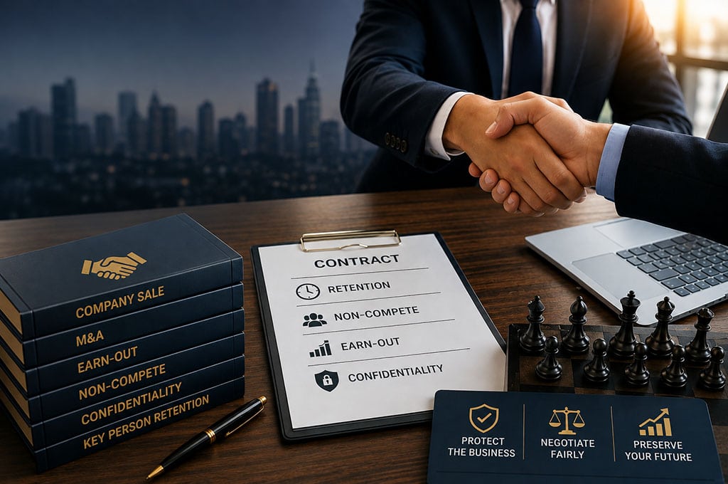 Sócio-Diretor em M&A: Permanência, Não Concorrência, Earn-Out...